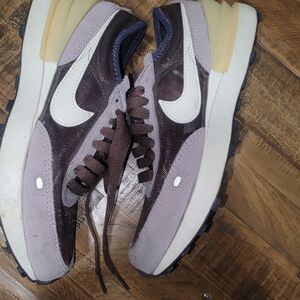 Nike Brown and White Sneakers